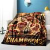 Football team.C Pattern Blanket for Home Decoration, Bed, Sofa, Car Travel, Camping, Suitable for All Seasons, Birthday Christmas Gift