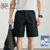 Men's Summer Pure Cotton Elastic Waist Shorts