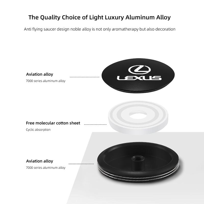 Car Styling Fragrance Diffuser Air Fresh Solid Perfume For Lexus LS LC IS350 ES300 GS350 CT200h GX460 LX570 RX500h NX300 UX260