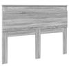 Headboard in Grey Sonoma 140 cm Particleboard