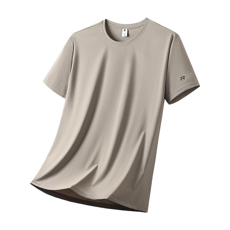 Quick-drying T-shirt Quick-drying Sports Short-sleeved Ice Silk Breathable T-shirt Round Neck Casual Short-sleeved
