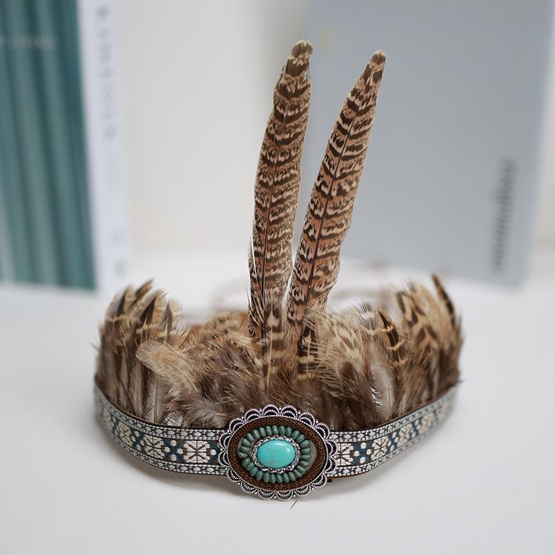 Native American Feather Headdresses: Versatile Styles for Children & Adults, Perfect for Festivals, Performances, and Costumes.