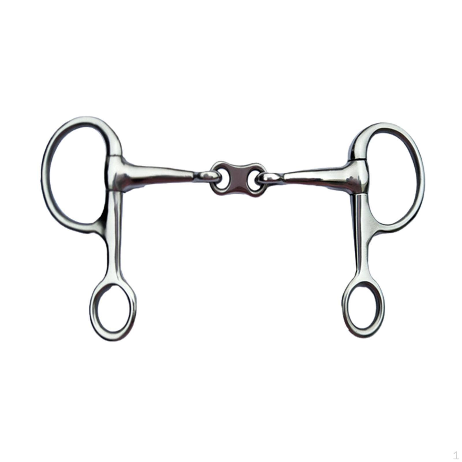 

Horse Riding Snaffle Rings Bit Supplies Wear Resistant Stainless Steel Bits 2