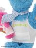 Street Pair of Cookie Gonger Plush Toys SSMULG253012 BLU F [Sesame Market] & Women's