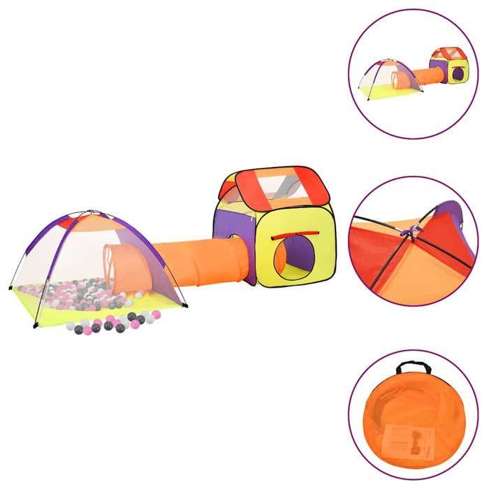 3107732 vidaXL Tente de jeu pour enfants avec 250 balles Multicolore