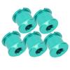 5pcs MTB Bicycle Chainwheel Screw Double Chainring Crankset Bolt 7075 Aluminum Disc ScrewsGreen