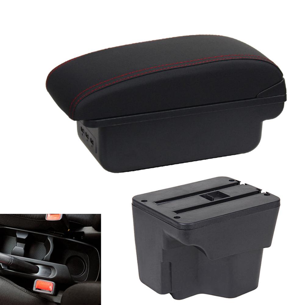 

Для KIA Rio 3 K2, автомобильный подлокотник, центральная консоль, аксессуары для хранения вещей, детали интерьера, специальная модернизация чёрный/красный