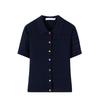 Navigare Sailboat Women's Short Sleeve Knit Cardigan