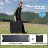 VDL POWER 200W Foldable Portable Solar Panel, 20V Monocrystalline Cell, Adjustable Kickstand, 23.5% Conversion Efficiency, IP67 Waterproof