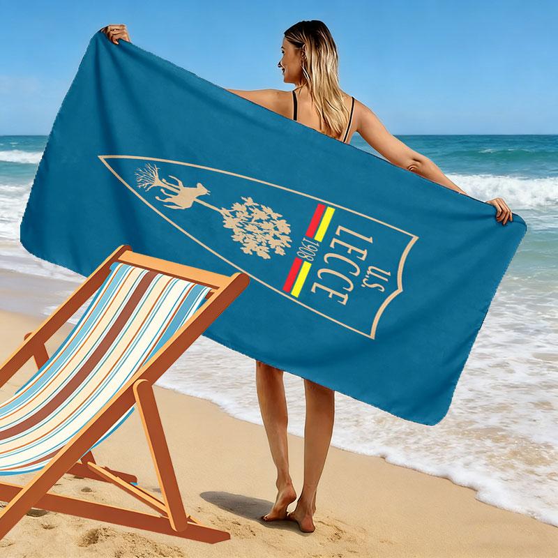 Lecce Spirit Print Beach Towel, Large Soft Quick Dry Towel for Beach Camping Swimming