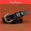 Leather Genuine Womens Belt With Alloy Buckle And Retro Look For Stylish Outfits