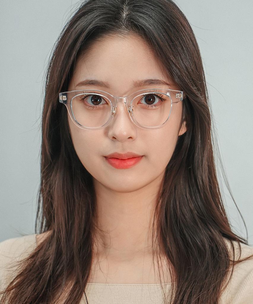 Sodamon Black Acetate Horn-Rimmed Glasses Ht960-C01 (Unisex)