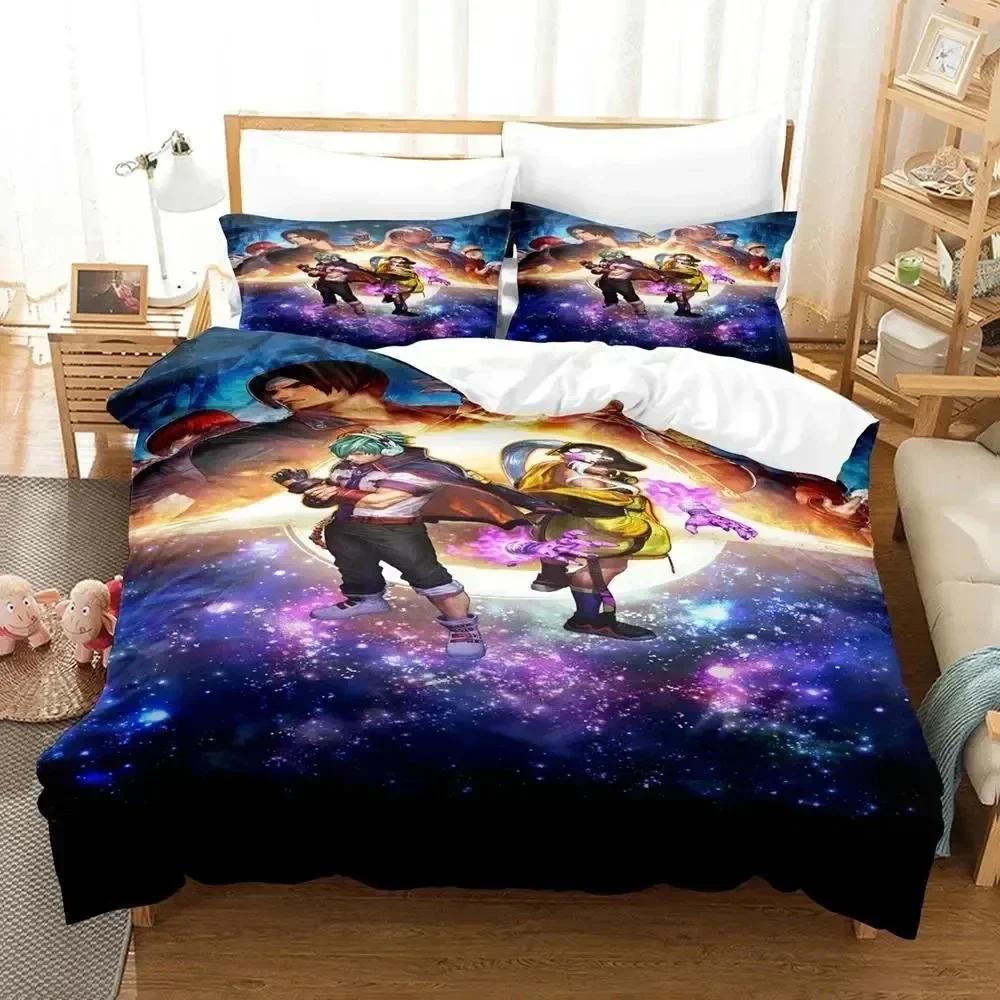 

The King Of Fighter Bedding Set Printed Bed Set With Pillowcase Bed Duvet Cover Soft Queen King Size Bedclothes Home 70x133cm 2pcs