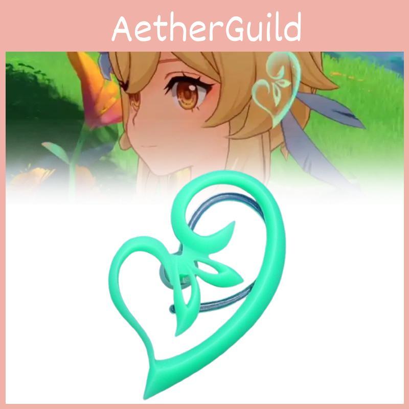 Genshin Impact Akasha Cosplay Jewelry Resin Adjustable Glow Earring For Parties And Gifts