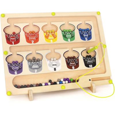 Vzdělávací hračky Montessori hračky Dívčí stavebnice Trénink na konečky prstů Dřevěné hračky Matching Game Raný vývoj 3 4 5 6 7 Hodnocení