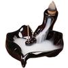 Ceramic Waterfall Backflow Diffuser Home Incense Burners Holder Censer Decor