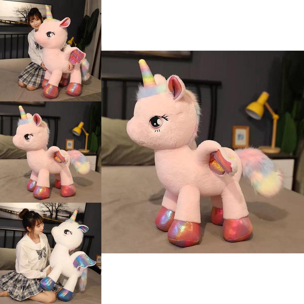 Charming Rainbow Unicorn Plush Toy For Kids Soft And Cute Stuffed Doll Gift