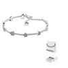 Pandora 925 Silver Cubic Zirconia Bracelets Women's Silver 598498CO1