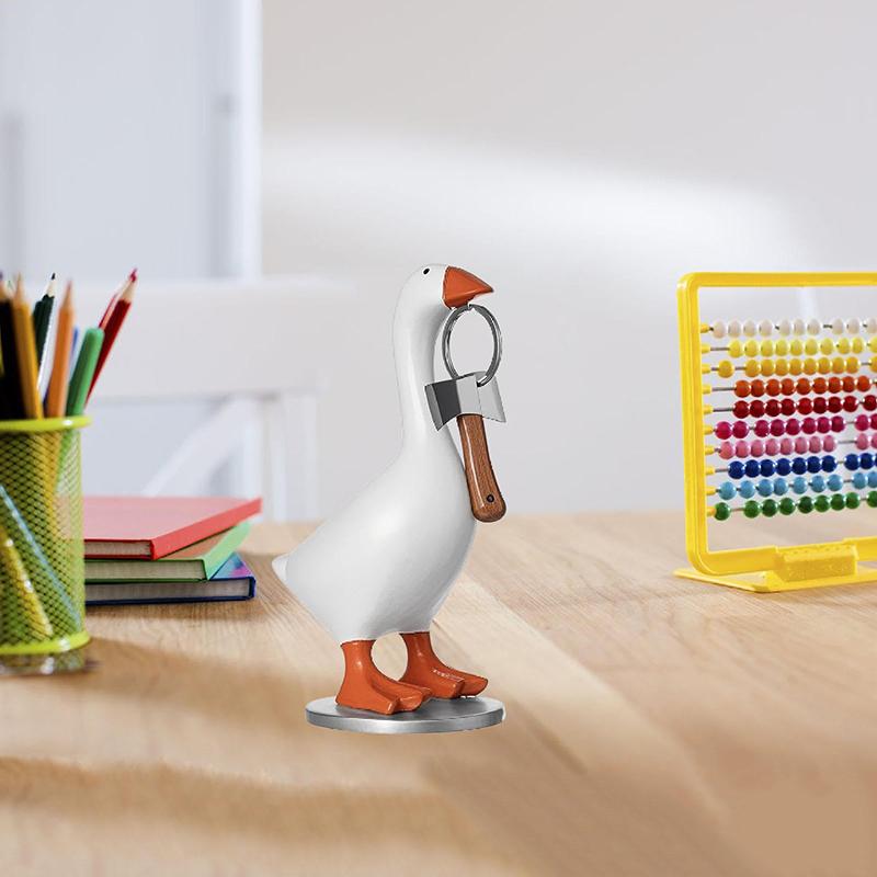 Magnetic Goose Key Holder Cute Home Decor Room Office Table Desk Decor Aesthetic Funny Bedroom Decor Housewarming Gifts