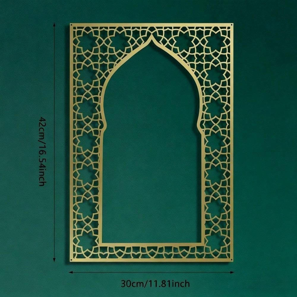 Islamic Gold Wall Art Metal Calligraphy Muslim Home Decor Mosque Ramadan Gift