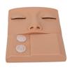 Lash Mannequin Head Replaceable Eyelid Eyelash Extension Practice Makeup Training PVC Skin Color