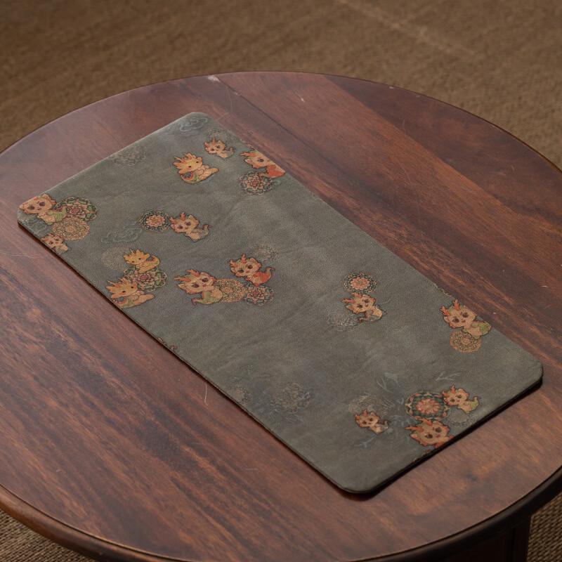 Zen Incense Cloud Yarn Double-Sided Tea Mat