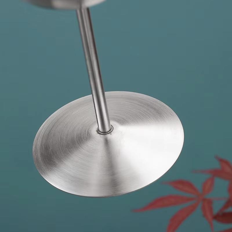 Stainless Steel Wine Glases Matte Polished Vodka Cup Juice Liquor Champagne Goblet 350ml Tumbler Party Wedding Mini Drinkware
