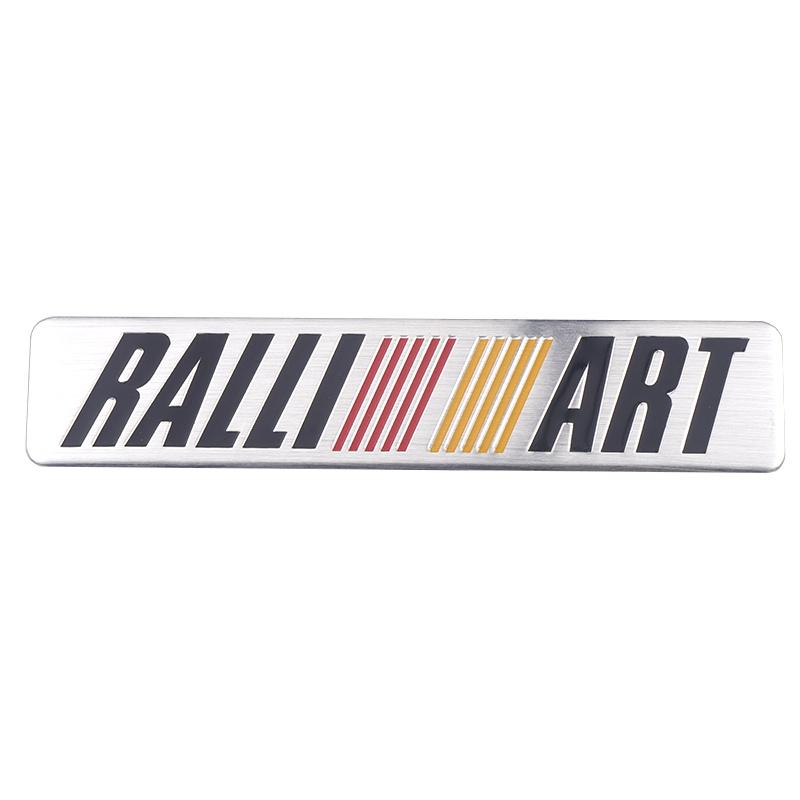 Adesivo Emblema Auto in Alluminio Accessori Decorazione Carrozzeria Bagagliaio Auto Per Mitsubishi Asx Lancer Outlander Pajero Ralliart Styling Auto