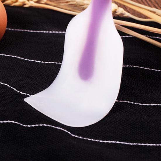 Silicone Spatula Heat-Resistant Glass Pot Scraper for Baking Cooking Non-Stick Dishwasher Safe Essential Kitchen Tool for Mixing Spreading