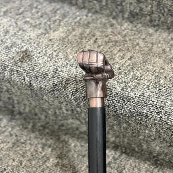 91.44 cm Brass Walking Stick Premium Quality Style Punch Head Handle Handmade Wooden Cane