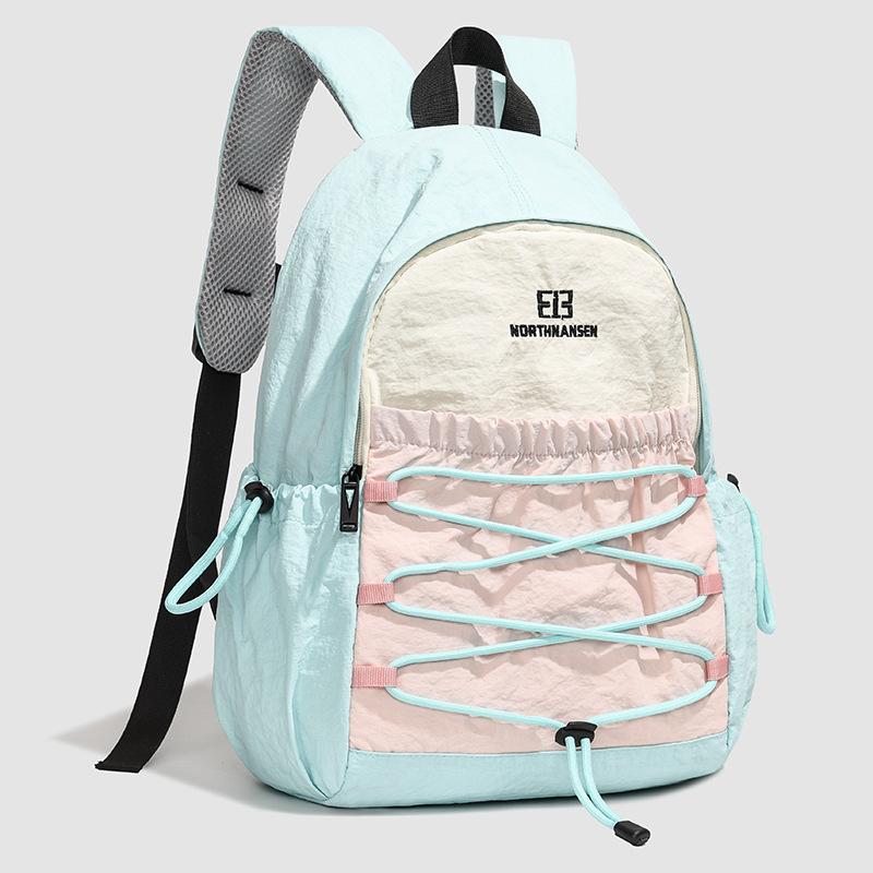 Travel and leisure outdoor backpack light mountaineering bag large capacity ultra-light washed cloth hiking cycling sports backpack