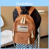 New Kids Backpack Unisex Elementary Students Simple Nylon Lightweight Design