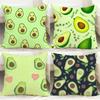 Avocado Print Cushion Cover Comfortable Reversible Pillow Cover Ideal for Car Sofa Bedroom & Beyond