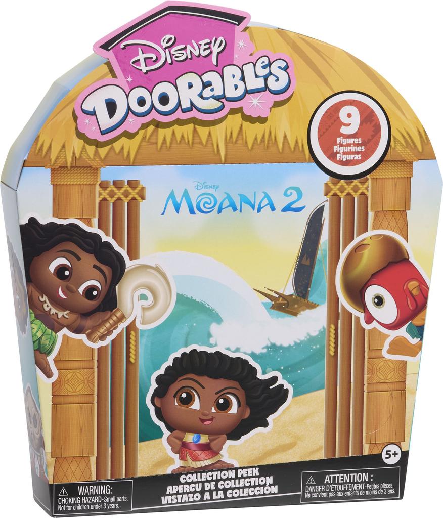 Doorables Vaiana Coffret collector, Doorables Disney, Figurine a collectionner de 3,8 cm, Des 5 ans