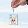 Cute Manga Sameko Saba Keychain Llavero Accessories Bag Cute Anime Kawaii Farming Charm Women's Keyrings Fans Gift