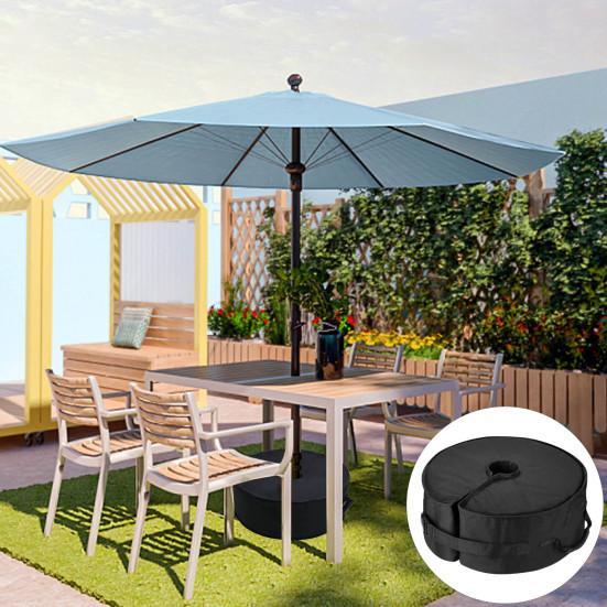 1/2 szt. Obciążnik podstawy parasola Tkanina Oxford Wodoodporny Wytrzymały Okrągły Kwadratowy Prostokątny Worek z piaskiem