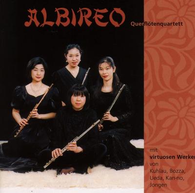 CD ALBIREO FLUTE QUARTET - Kuhlau/Bozza/Ueda: Flute Qts  ACD6044 Germany Classical Used