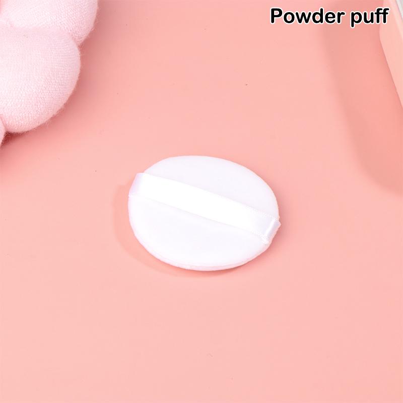 

5G Ультратонкий Міні Еластична Сітка з Дзеркалом Портативна Упаковка для Розсипчастої Пудри Порожня Коробочка Косметична Пухівка для Макіяжу Баночка для Засипки baby порошок кольору