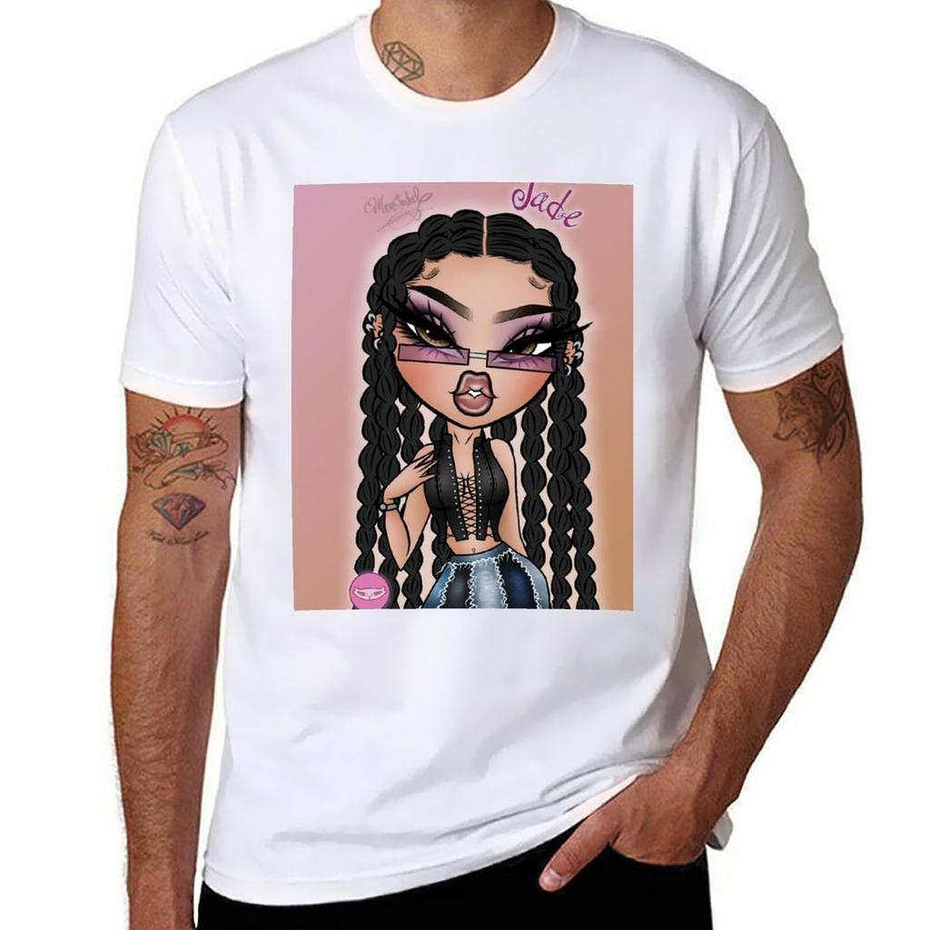 Bratz Strut It Jade Drawing By Monsterlool Tshirt Big And Tall Solid Color Tshirt