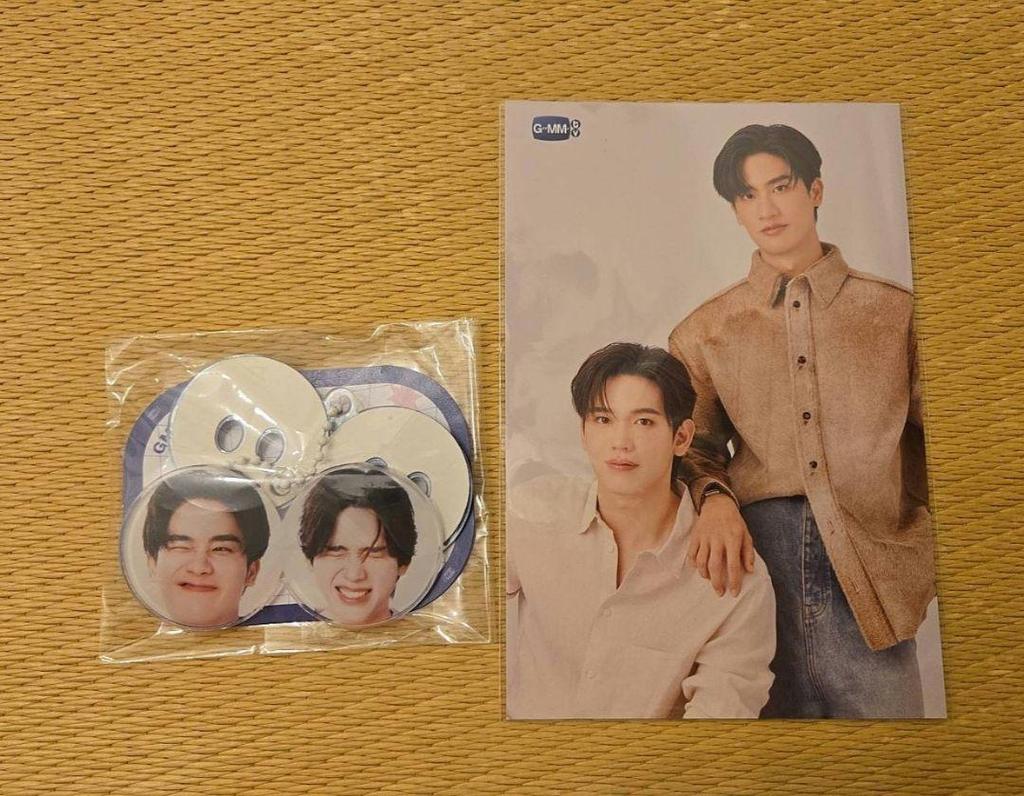 [USED] TayNew Postcard GMMTV Gasha Keychain