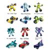 Automobile Deformation Mecha Assembly Robot Deformation Battle Armor Small Particle Puzzle Block Children DIY Toy Gift