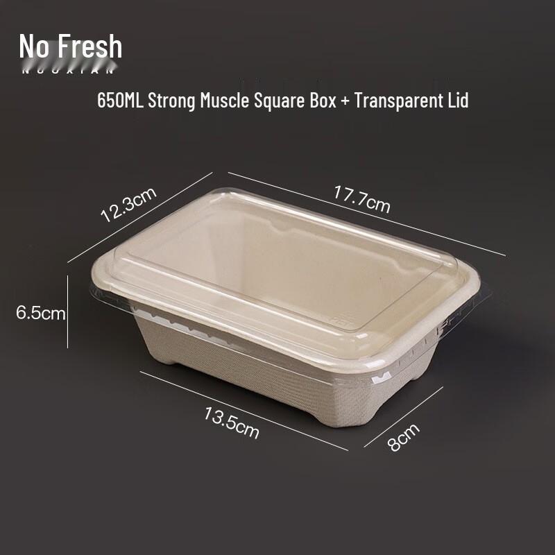 Nuoxian Biodegradable Pulp Food Containers 650ml
