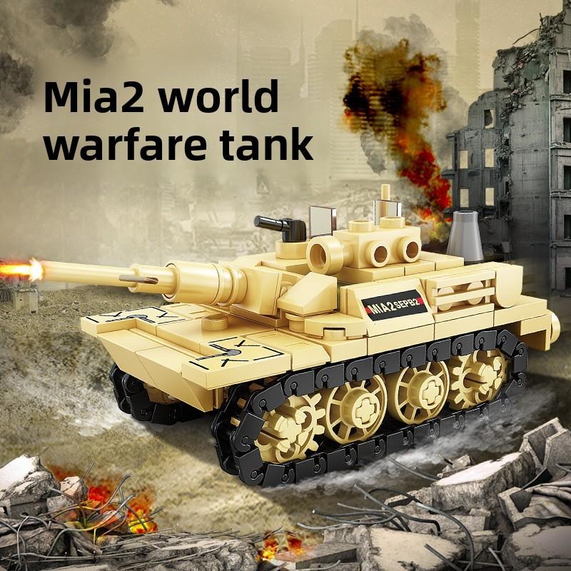 Tank Military Building Blocks With Abs Plastic For Creative Play And Learning