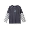 Boys' Moisture-Wicking Layered Look Long Sleeve T-Shirt