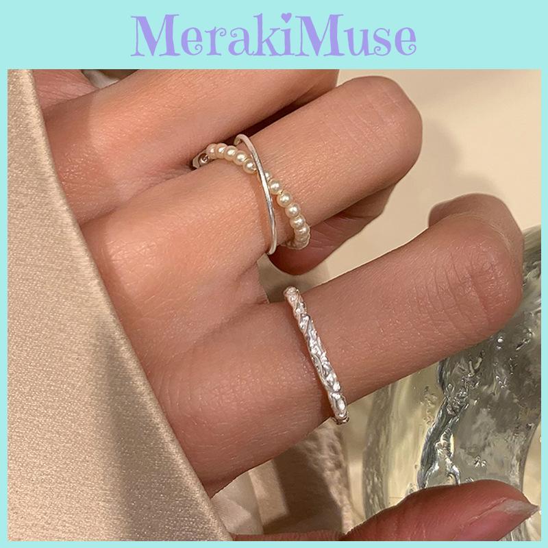 Trendy Ins Style Geometric Copper Ring For Women Unique Adjustable Design 2023