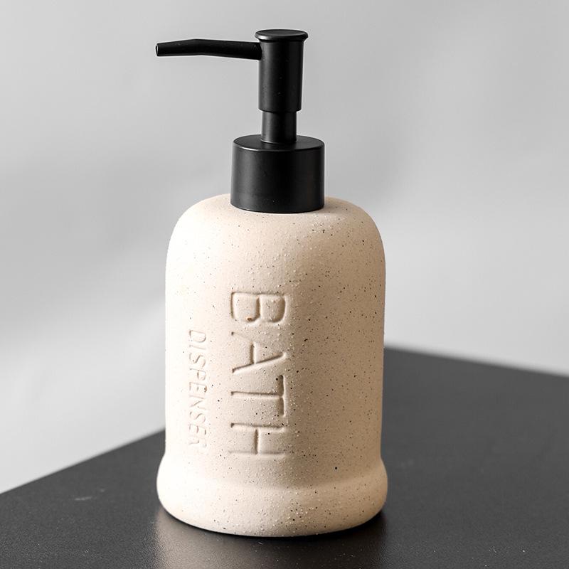 Ceramic Bathroom Soap & Lotion Dispenser Pump