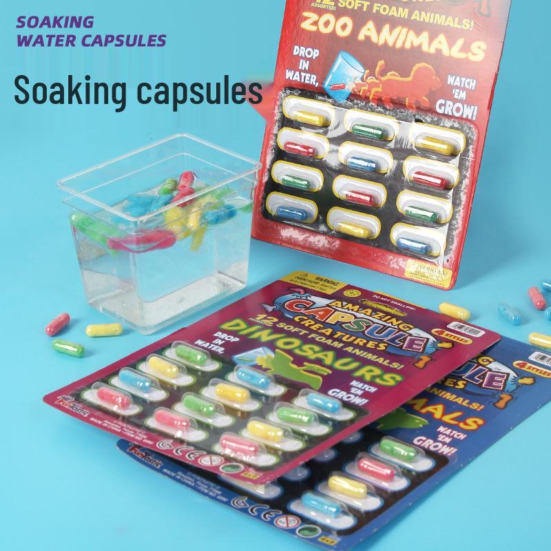 

Trending Water-Soaked Capsules: Dinosaur, Unicorn, Mermaid Styles for Halloween & Christmas Soaking Capsule - Ocean Animals Series