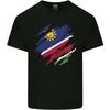 Torn Namibia Flag Namibian Day Football Mens Light Cotton T-Shirt Unisex T-Shirt