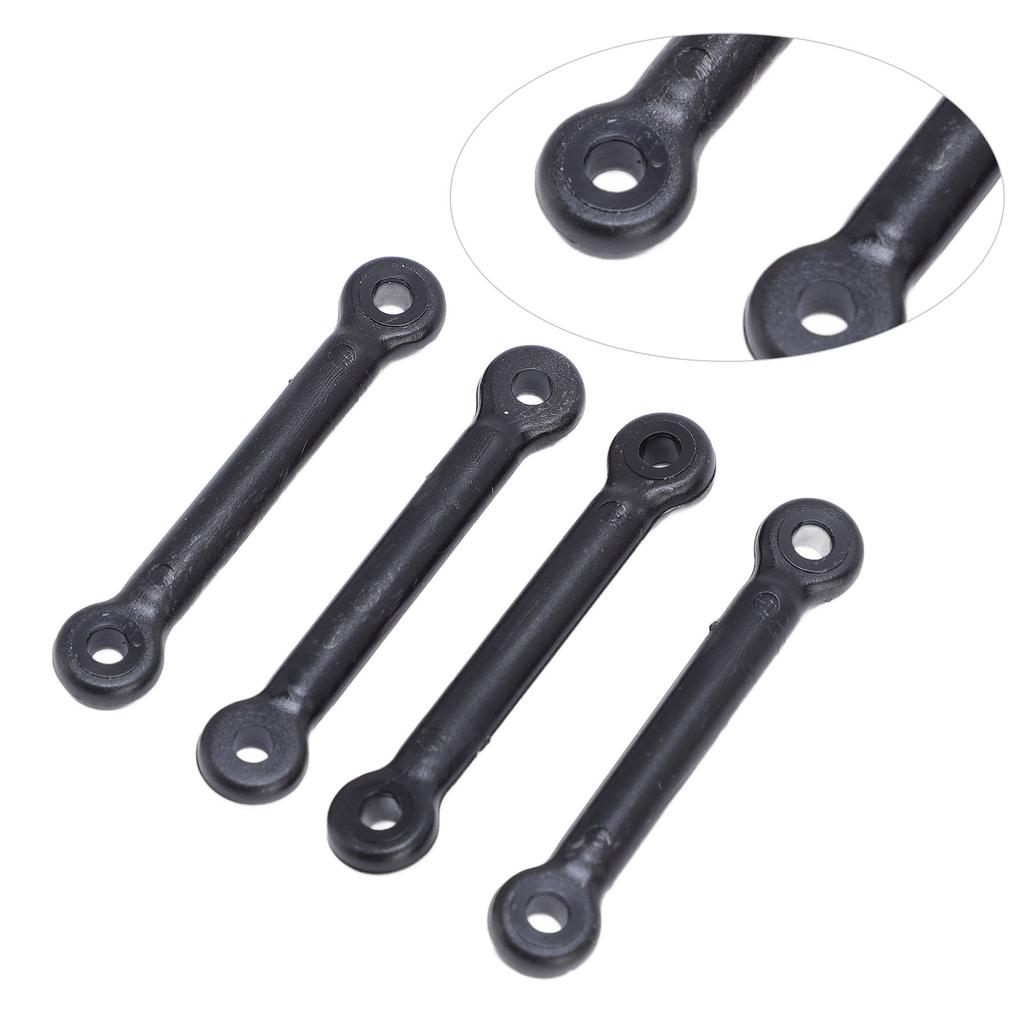 4Pcs RC Car Connecting Rod 1/18 Remote Control Car Front Rear Upper Lower Chassis Replacement Accessories Plastic