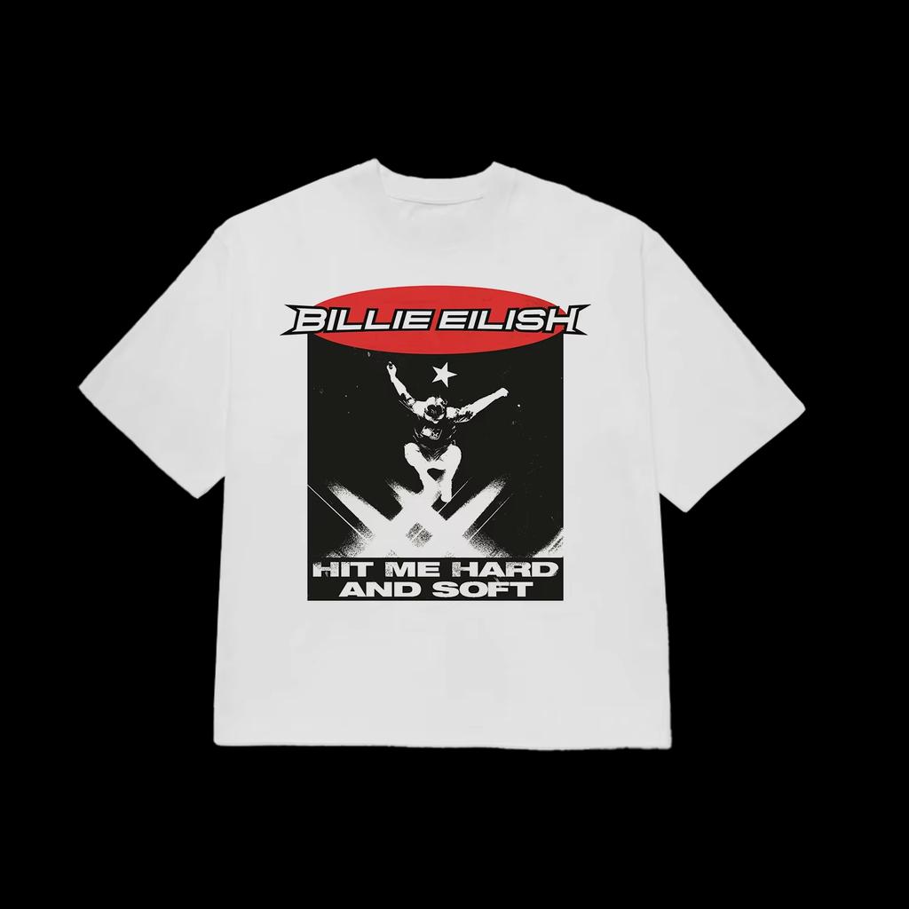 Billie Eilish Film Hit Me Hard and Soft The Tour Grafica Maglietta Unisex Estate Nuova Unisex Cotone Yk Moda T-shirt Ins Yk